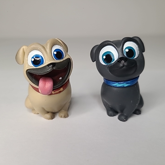 Disney Other - Disney Puppy Dog Pals Bingo & Rolly Figures 2"